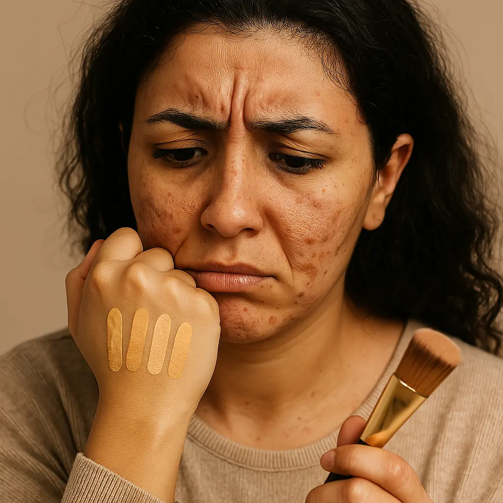 صعوبة اختيار كريم الأساس