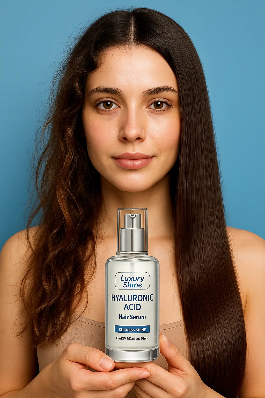 قبل وبعد استخدام سيروم الشعر Luxury Shine