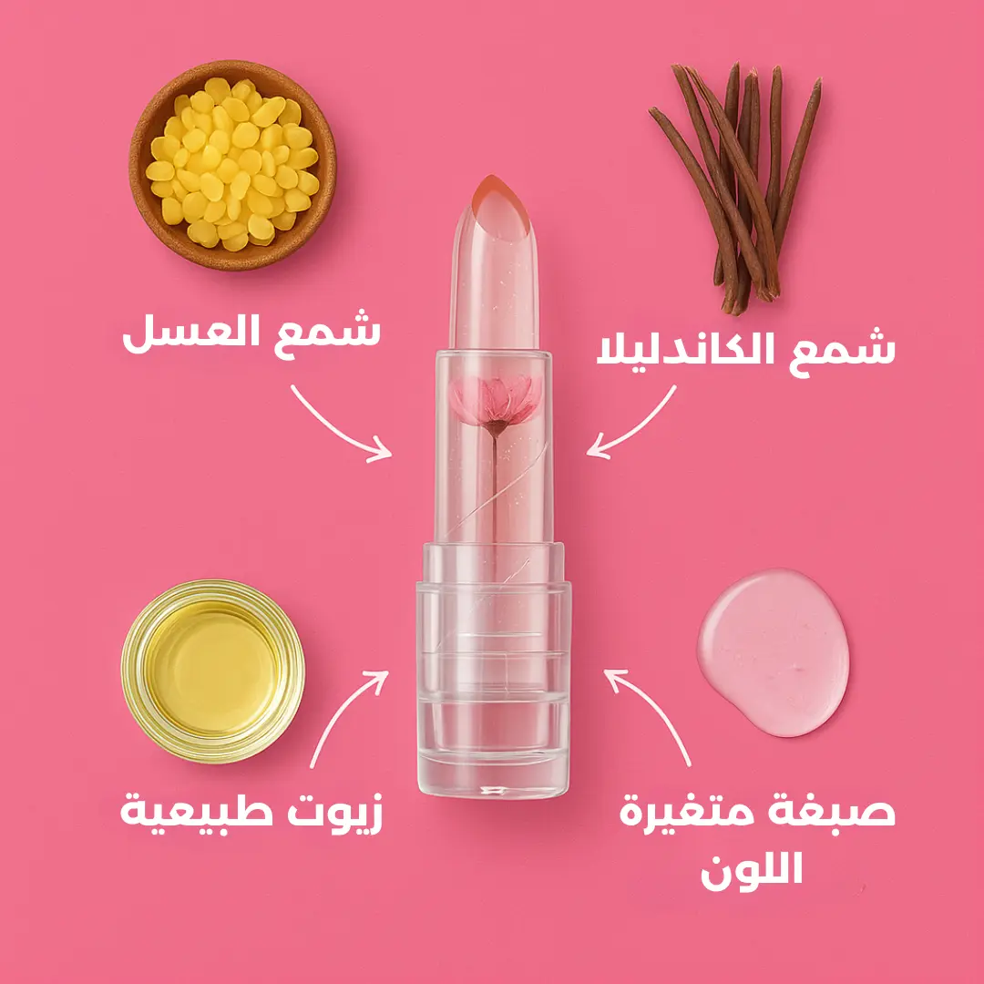 مكونات أحمر الشفاه