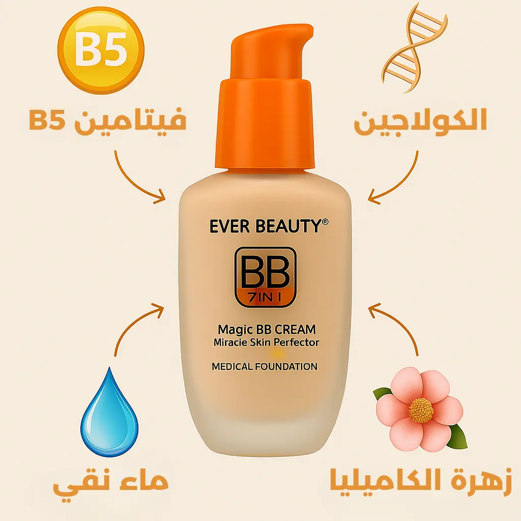 مكونات كريم BB من EVER BEAUTY