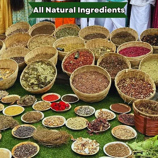 مكونات طبيعية لزيت الأعشاب 108
