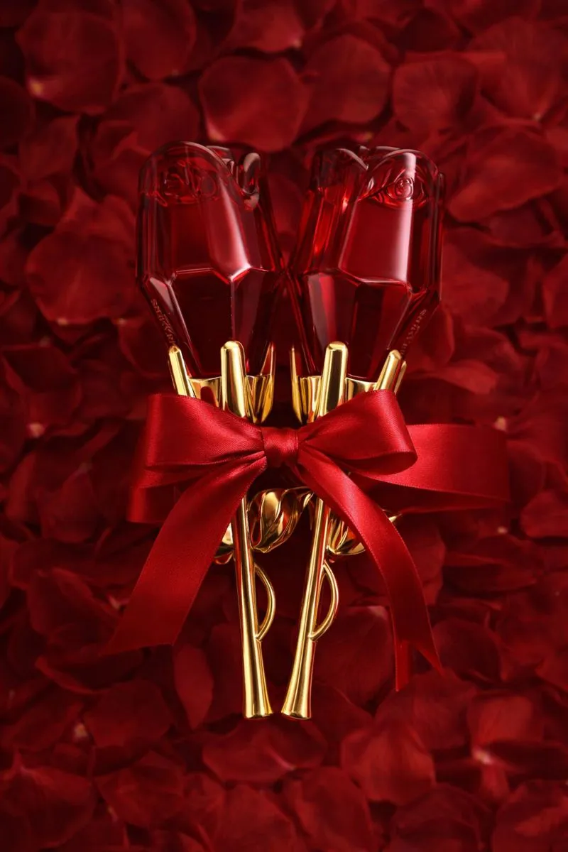 Rose perfume 1+1 gift set